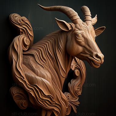 3D model st goat (STL)